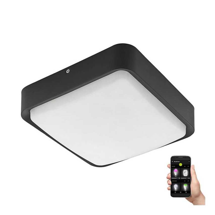 Eglo 33573 – LED Ljusreglerad utomhus tak belysning PIOVE-C LED/14W/230V IP44