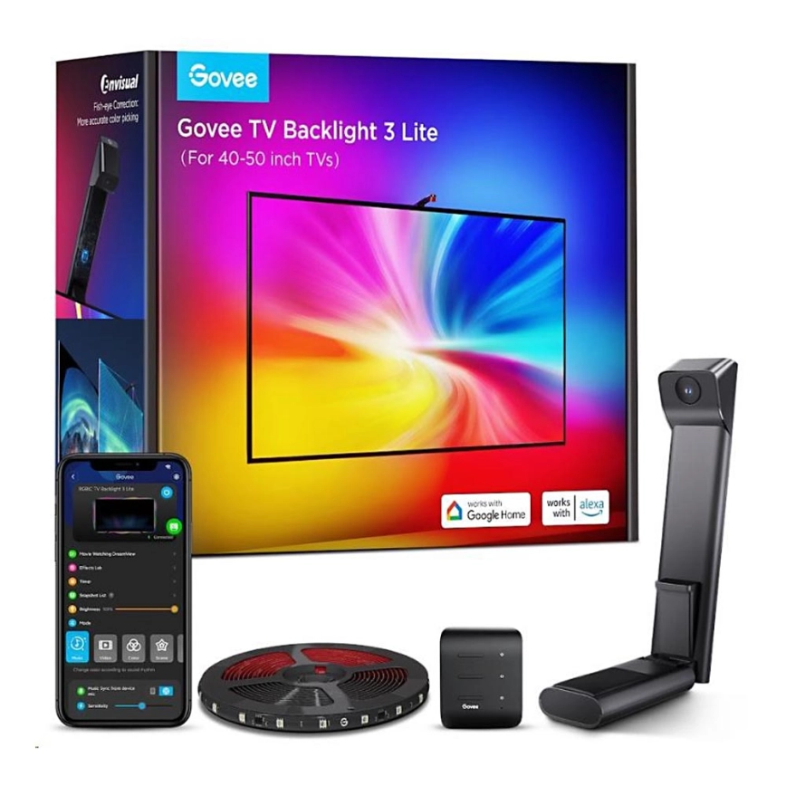 Govee – TV Backlight 3 Lite TV 40-50″ SMART LED bakgrundsbelyst RGBICW Wi-Fi IP67 +RC