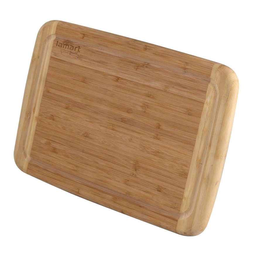 Lamart – Skärbräda för kök 40×26 cm Bambu