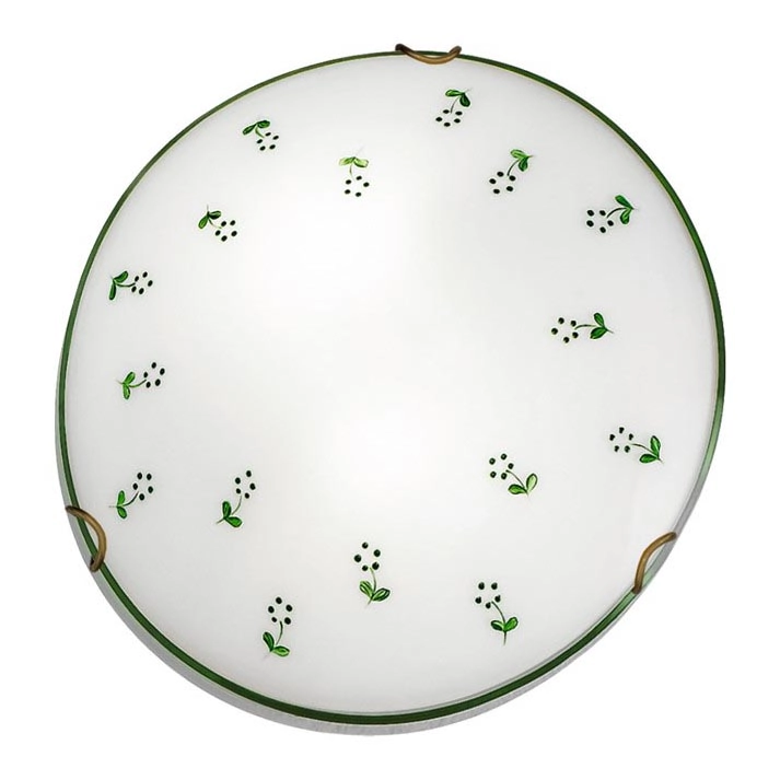 Kolarz 731.11.4.21 – Taklampa NONNA 1xE27/60W/230V diameter 30 cm grön