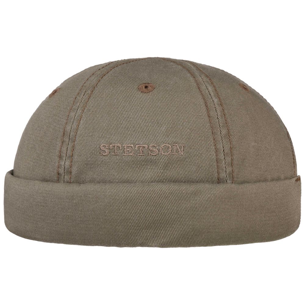 Stetson Docker Cotton – Kaki bomullsmössa