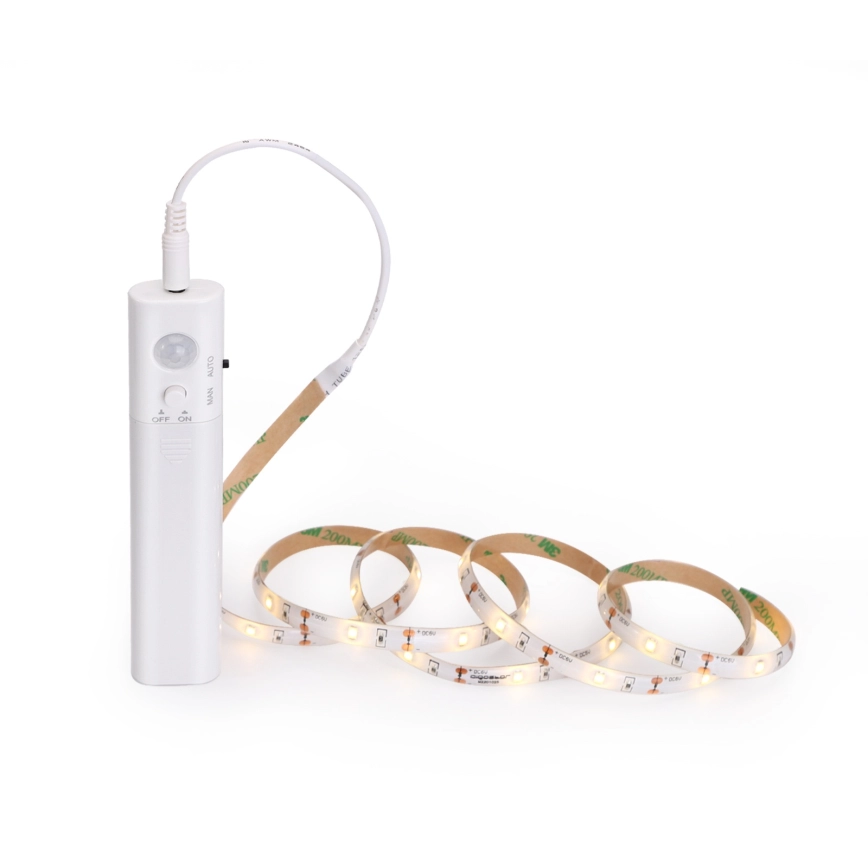 Aigostar – LED-dimbart ljusslinga med sensor 1m LED/2W/4xAAA 3000K IP65