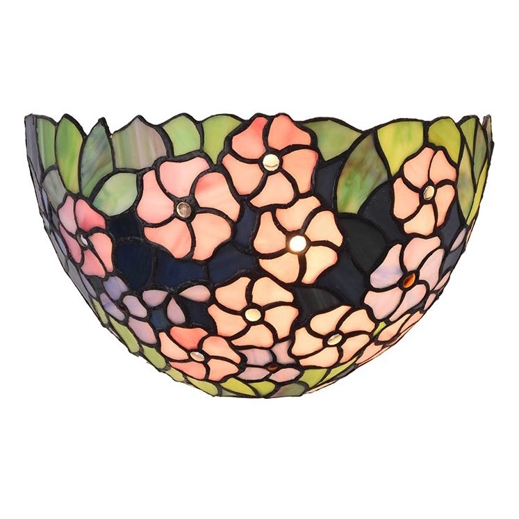 Prezent 203 – Vägglampa TIFFANY 1xE14/230V