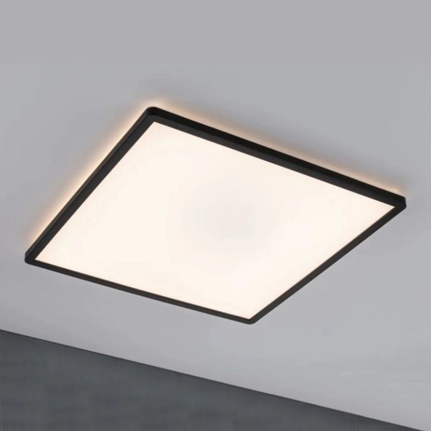 Paulmann 71002 – LED/22W Ljusreglerad panel ATRIA 230V 3000K 42×42 cm svart
