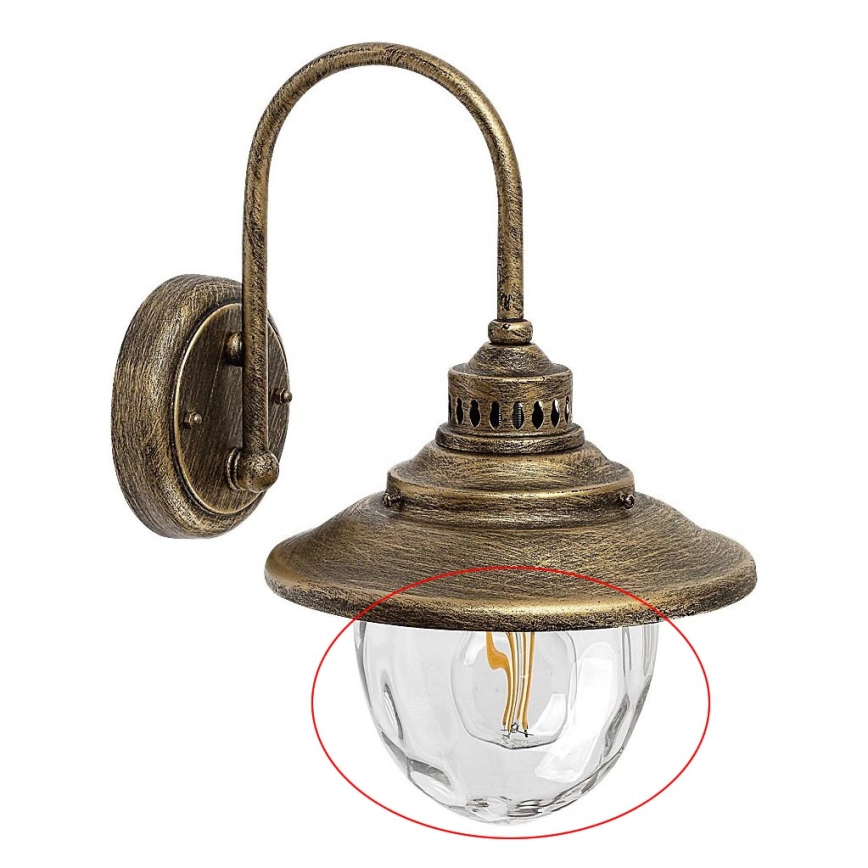 Rabalux – Ersättningsglas BARCELONA för 8677, 8678, 8679