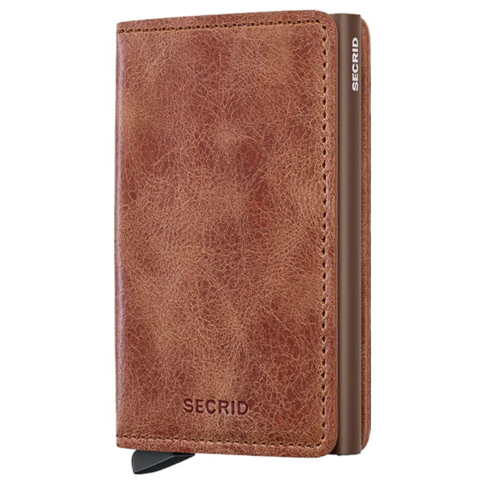 SECRID SLIMWALLET VINTAGE Cognac & Brown