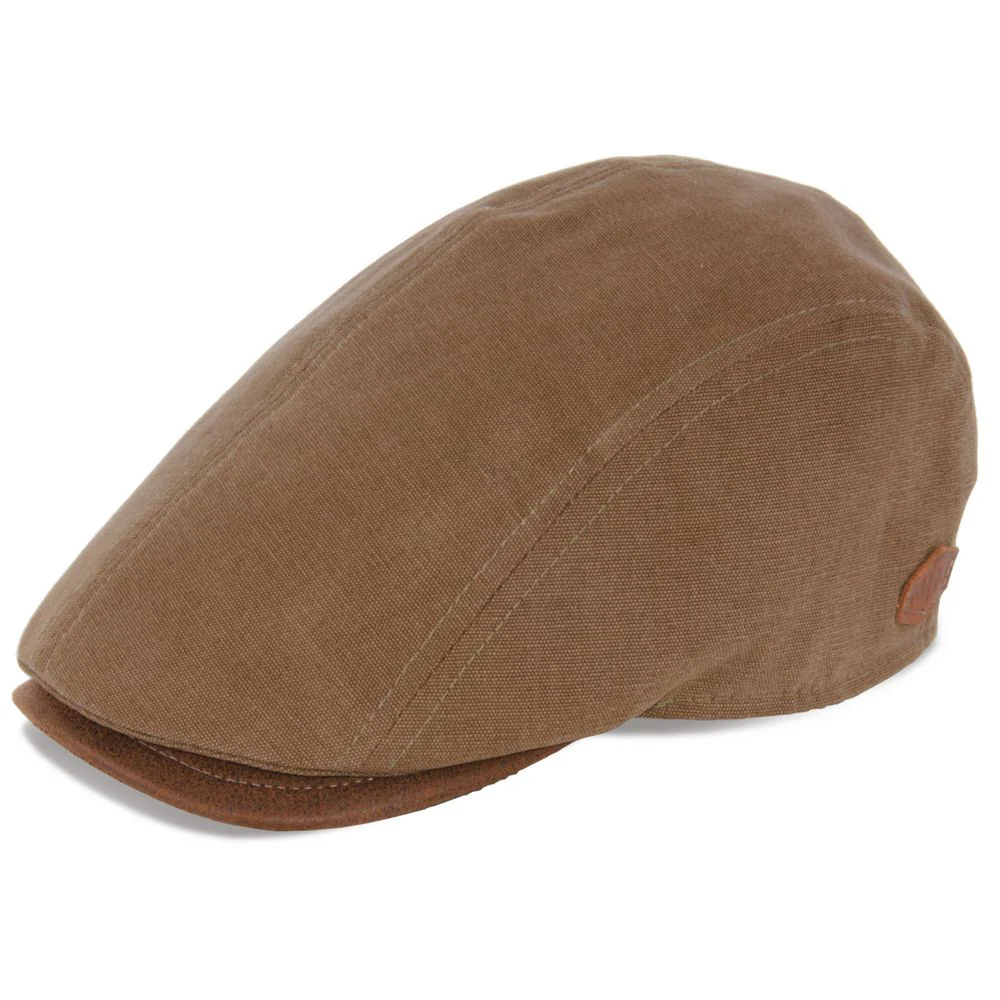 MJM Daffy 3 Summer Flat Cap – Brown Cotton Sixpence