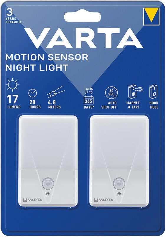 Varta 16624101402 – SET OM 2x LED Nattlampa med sensor NIGHT LIGHT LED/3xAAA