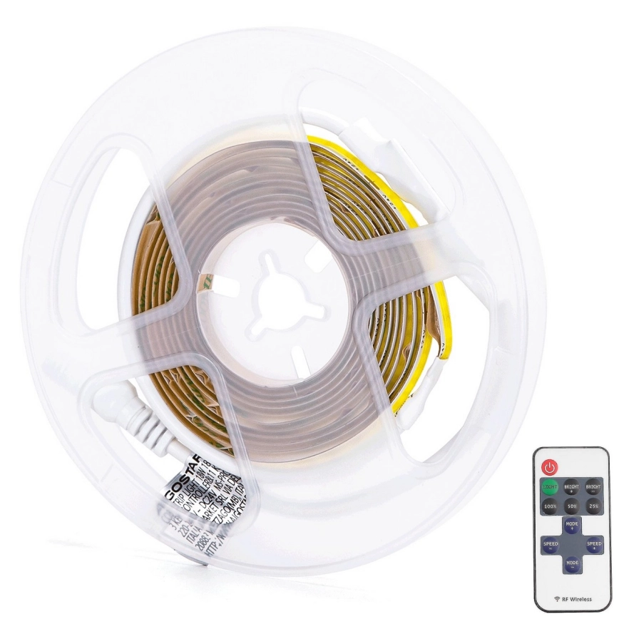 Aigostar – LED ljusreglerad list 2m LED/18W/24/230V 3000K + fjärrkontroll