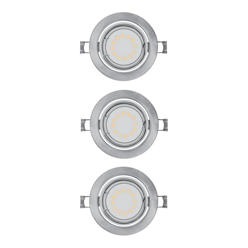 Osram – SET 3x Infälld LED-belysning  3xGU10/3W/230V