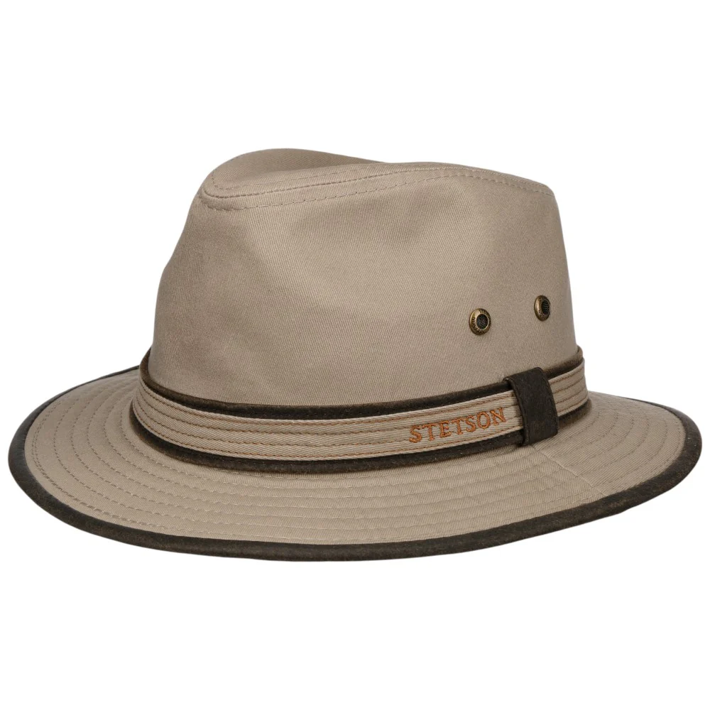 Stetson Ava Cotton Traveler Summer Hat – Beige