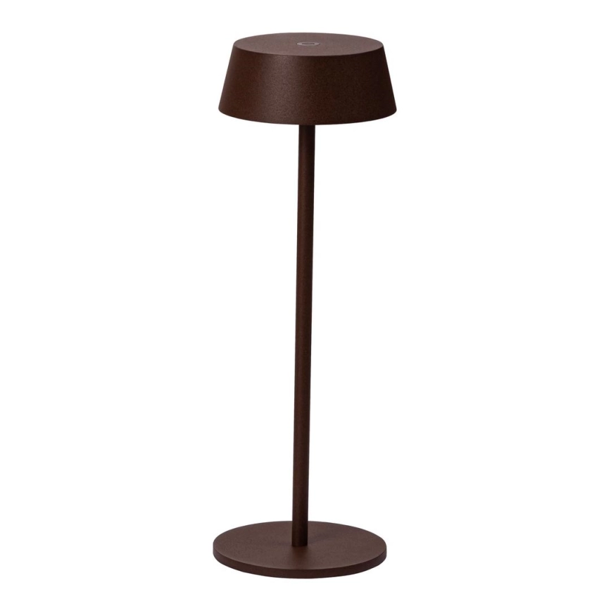 Azzardo AZ5336 – LED Utomhus dimbar uppladdningsbar lampa GILBERTO LED/2W/5V IP54 brun