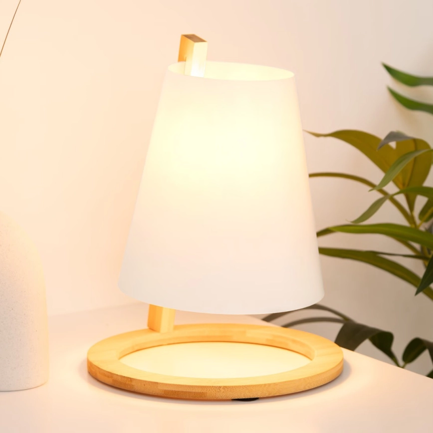 Atmosphera – Bordslampa PITA 1xE14/40W/230V bambu