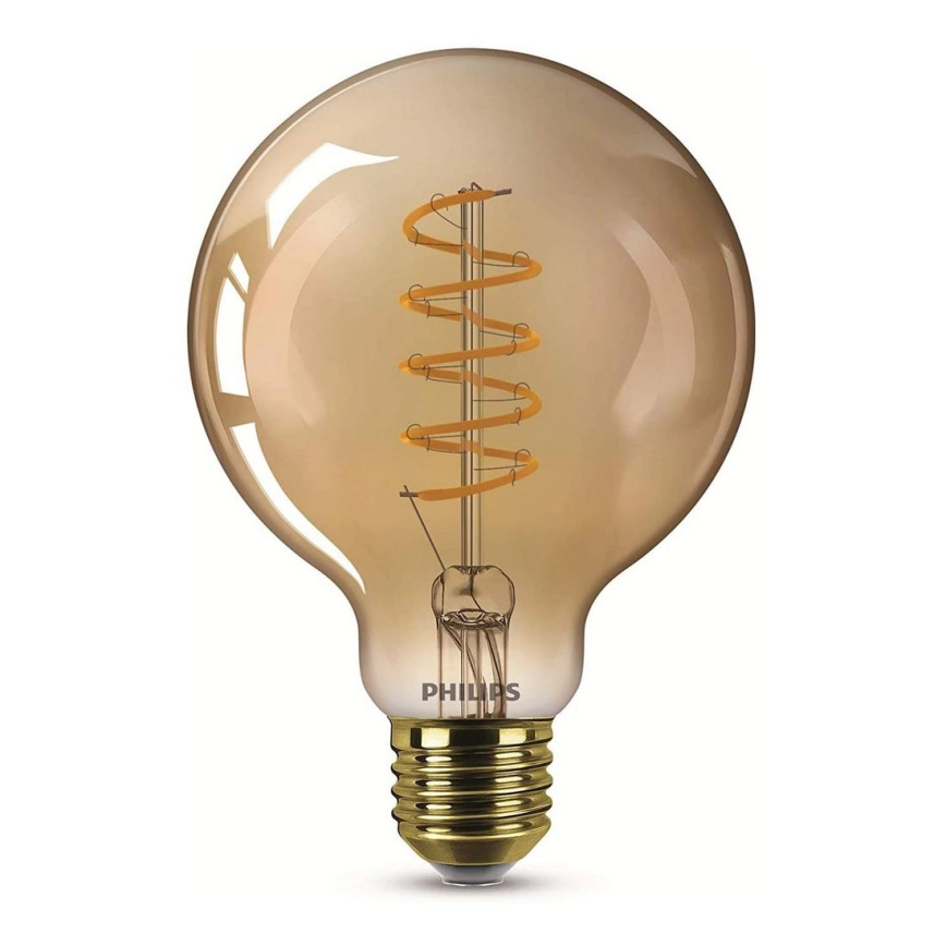 LED-dimbar glödlampa VINTAGE Philips G93 E27/4W/230V 1800K
