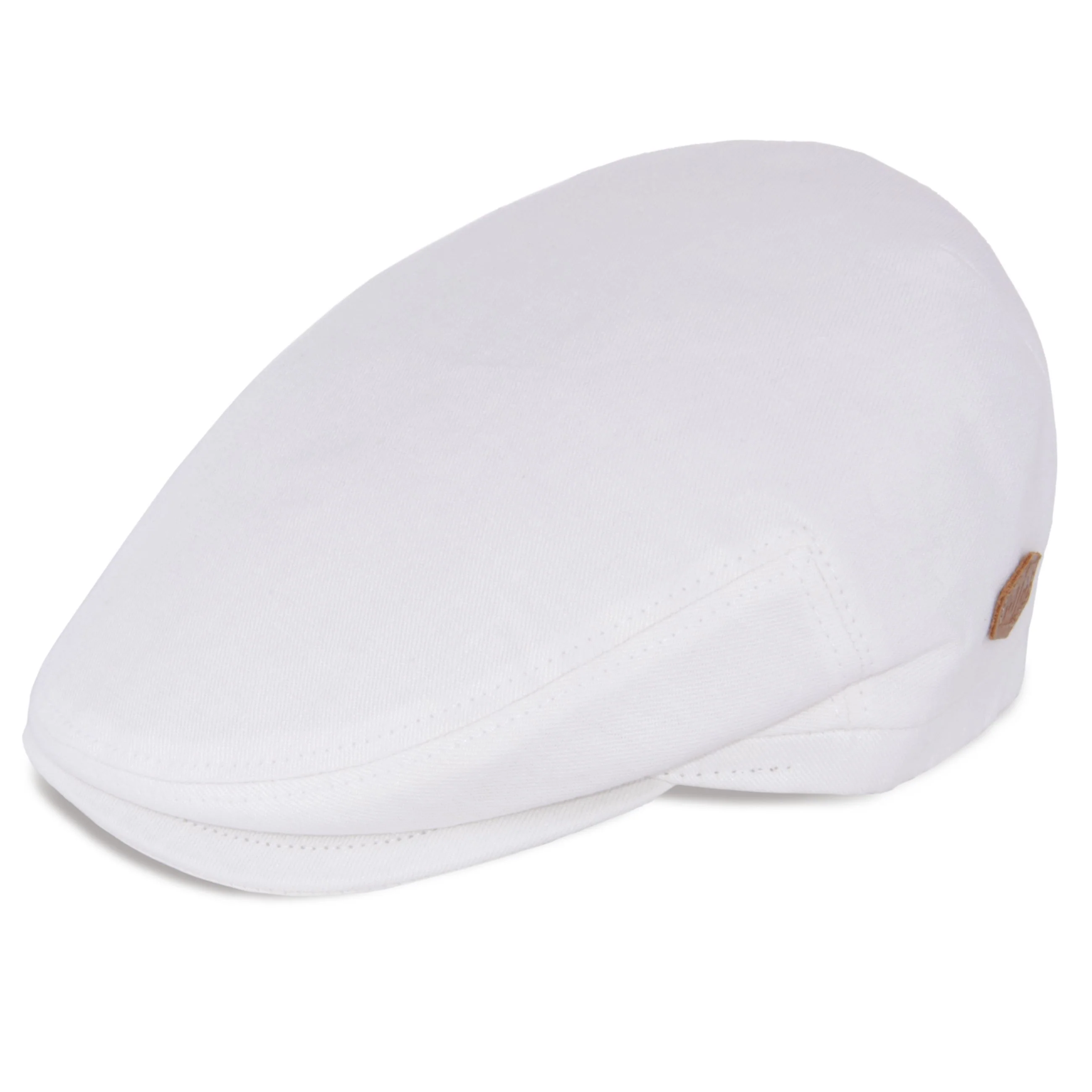 MJM Jordan Flat Cap – Organic Off White Hamp
