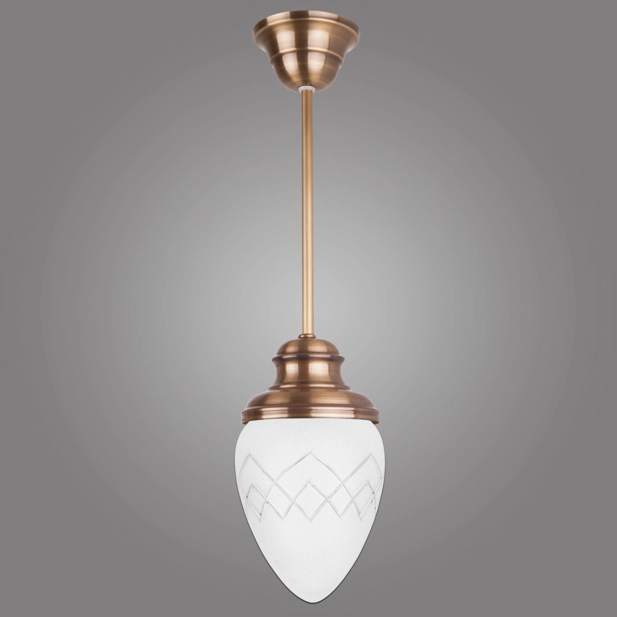 Kemar RI/1/M – Pendelkrona RINAMA 1xE27/60W/230V mässing
