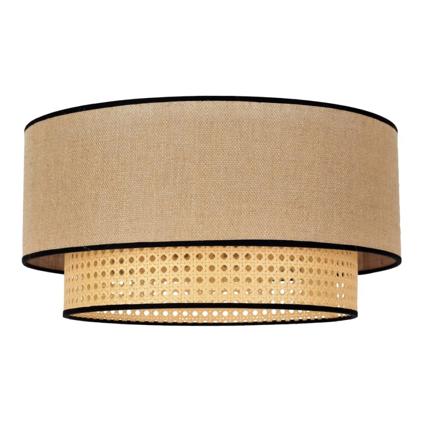 Duolla – Taklampa BOHO 1xE27/15W/230V diameter 45 cm beige/rotting
