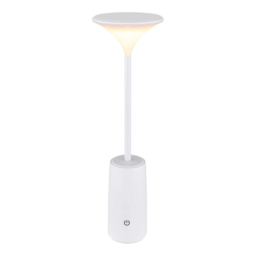 Globo – LED Dimbar uppladdningsbar touch bordslampa LED/1,2W/3,7V 3000K 1500mAh vit