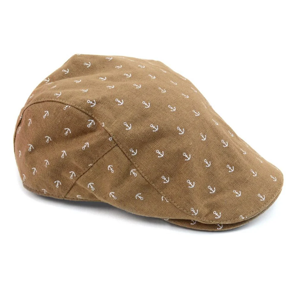 Anchor Pattern Ivy Hat – Flat Cap i 2 färger