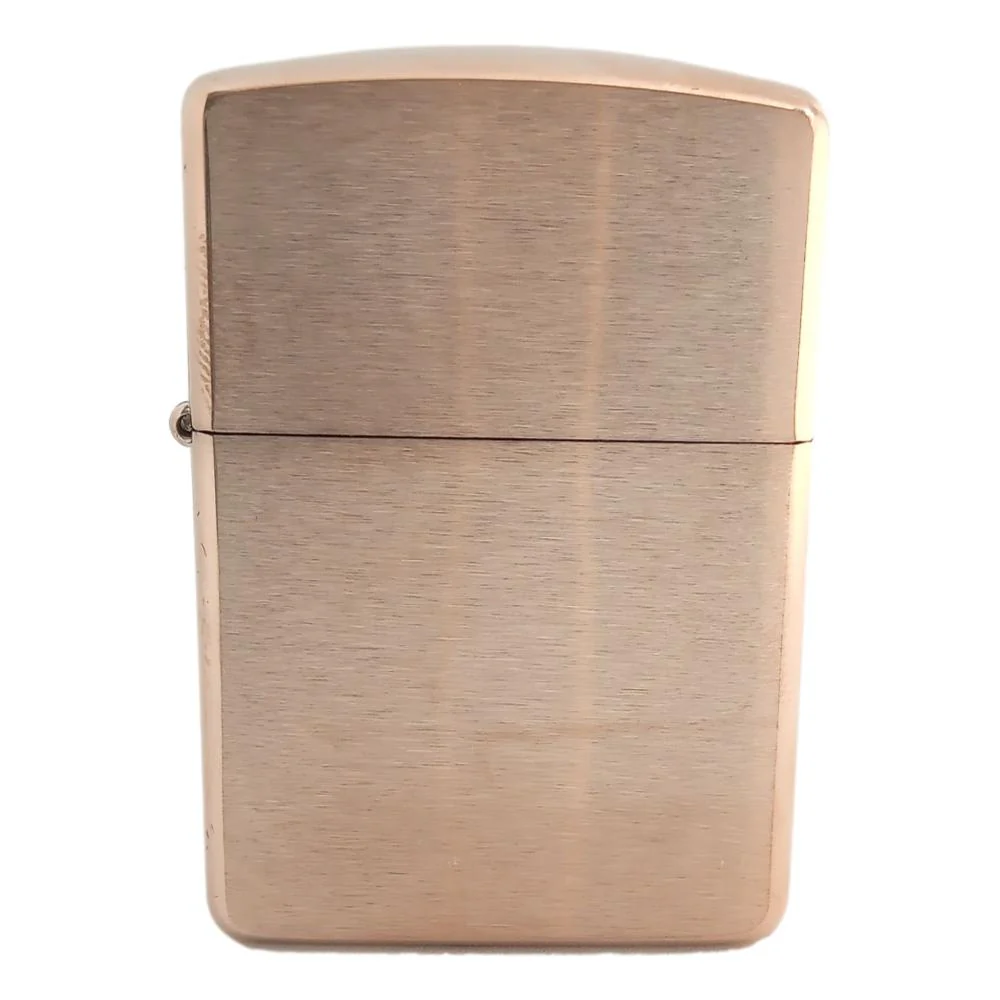 Zippo Armor Case Lighter Brass Bused