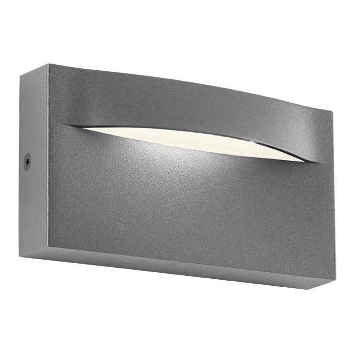 Redo 90426 – LED vägglampa för utomhusbruk POLIFEMO LED/8W/230V IP65 antracit