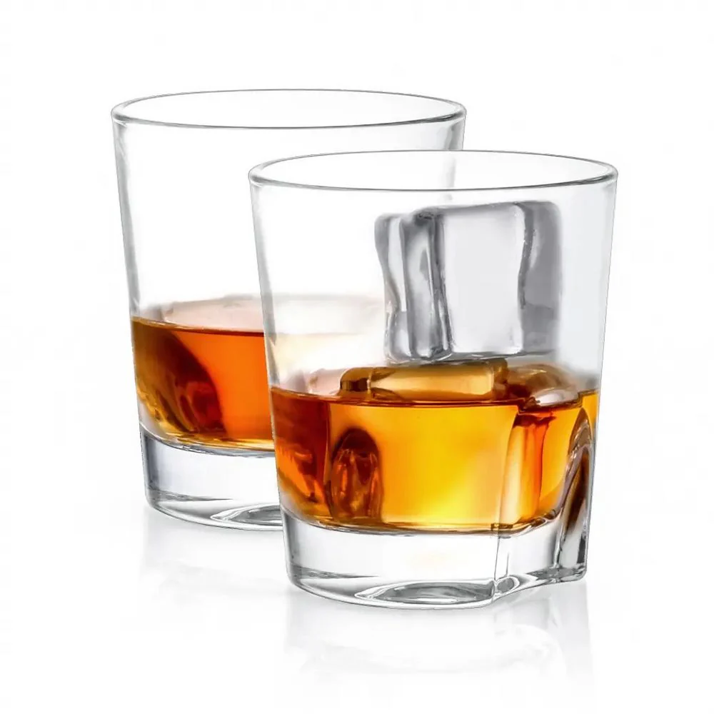 Carina Crystal Whisky Glasses – Uppsättning av 2 whiskyglas