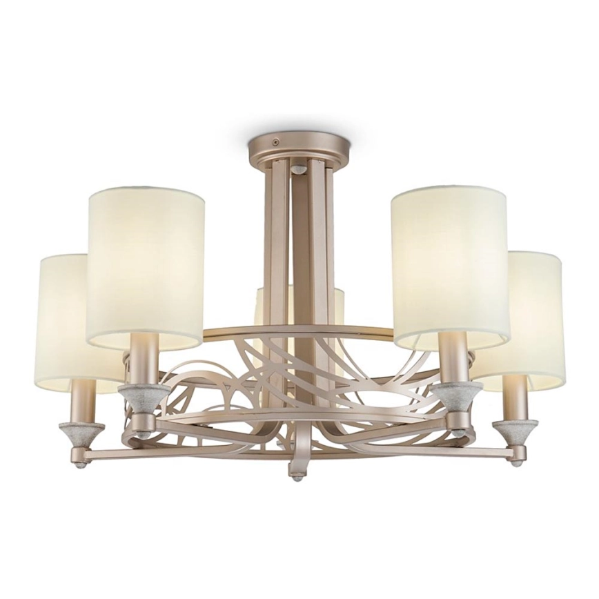 Maytoni H004CL-05BG – Fäst ljuskrona VITTORIA 5xE14/40W/230V