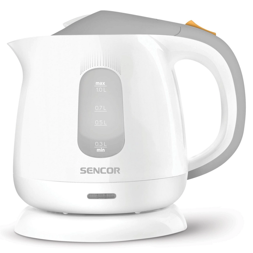 Sencor – Vattenkokare 1 l 1100W/230V vit/grå