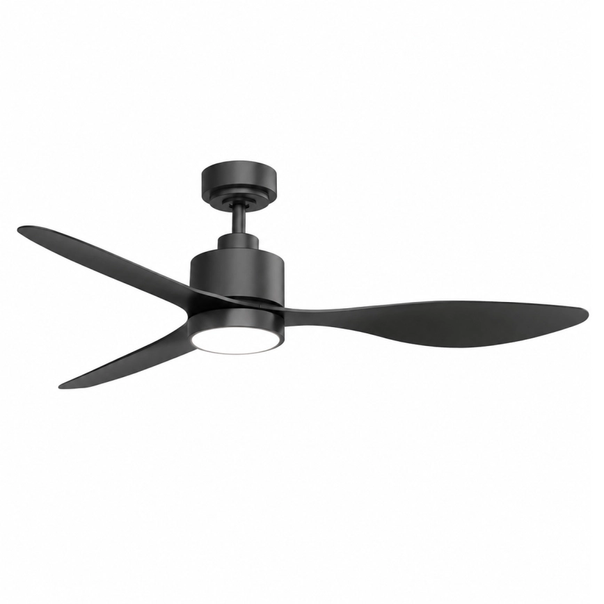 Aigostar – LED Dimbar takfläkt LED/20W/230V 2700-6500K 132cm svart + fjärrkontroll