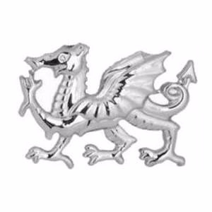 Manschettknappar Carved Dragon Silver