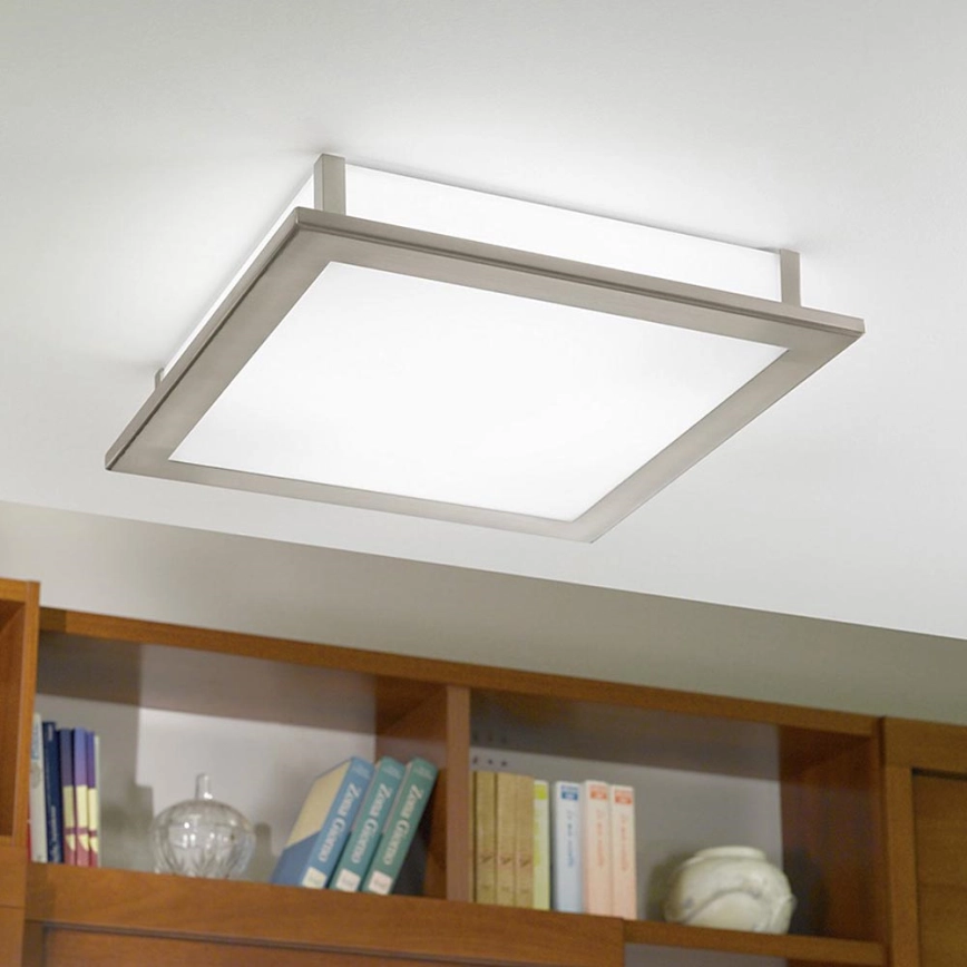 Eglo 31897 – Taklampa AURIGA 4xE14/40W/230V 38,5 cm mattkrom