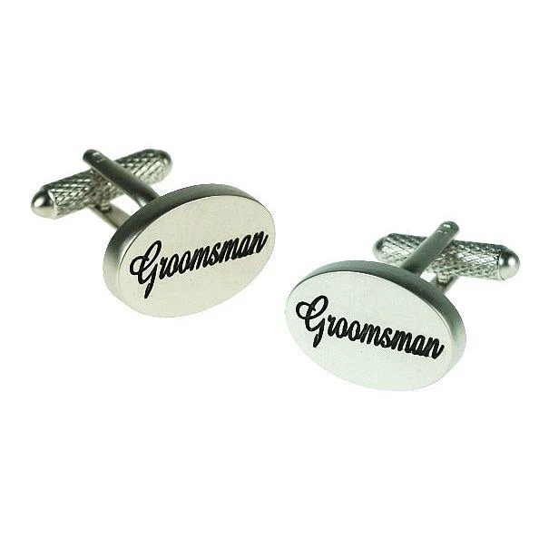 Manschettknappar för bröllopet – Groomsman