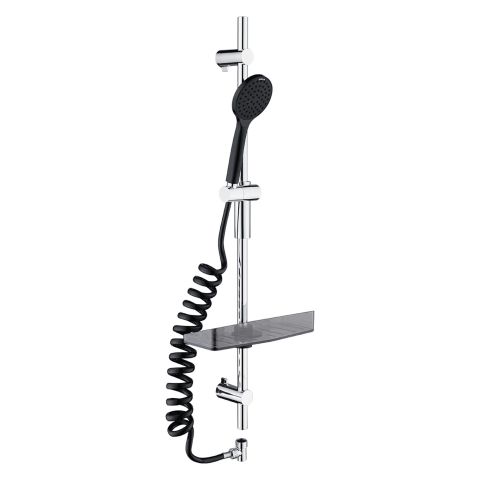 DIVELLO Antibac 1F Duschset 1/2″ (G15) Svart