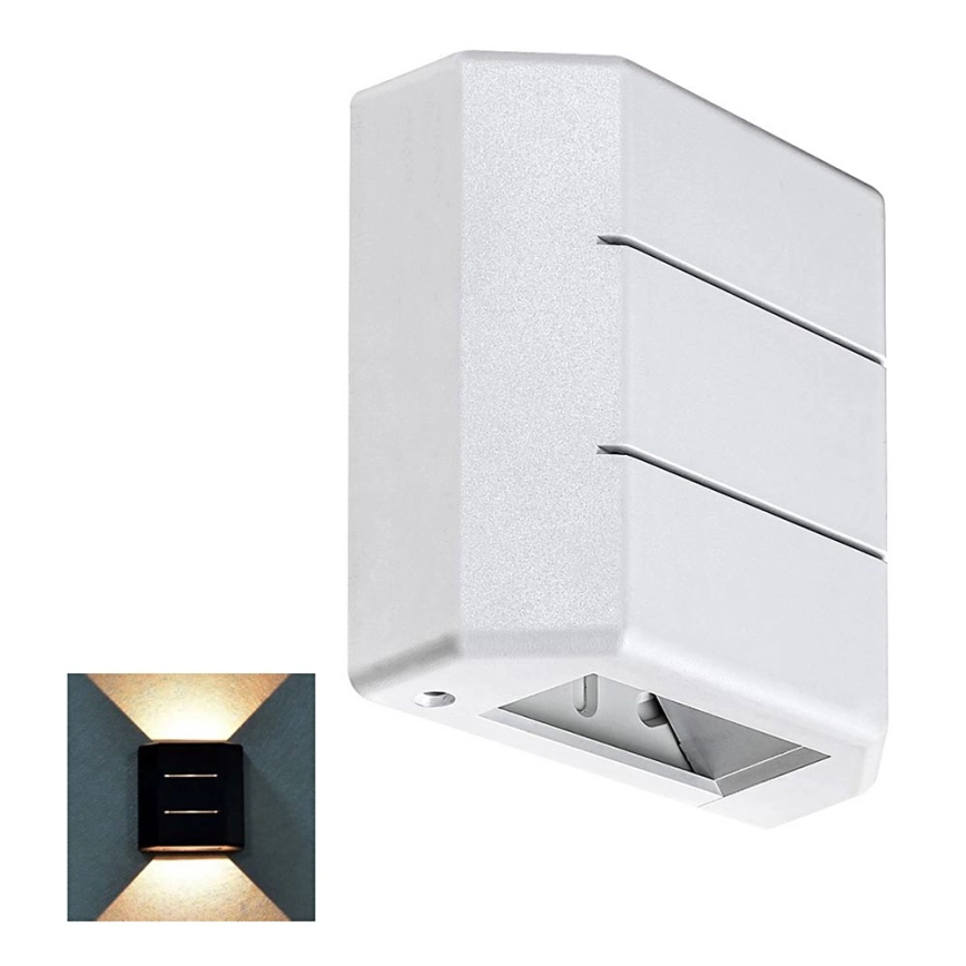 Rabalux – LED Utomhus vägglampa LED/6W/230V IP54 vit
