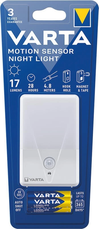 Varta 16624101421 – LED nattlampa med sensor NIGHT LIGHT LED/3xAAA