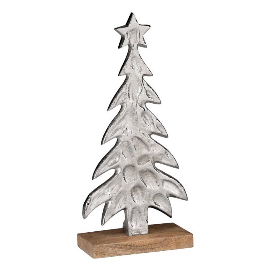 Eglo – Juldekoration 27×13 cm trä/silver