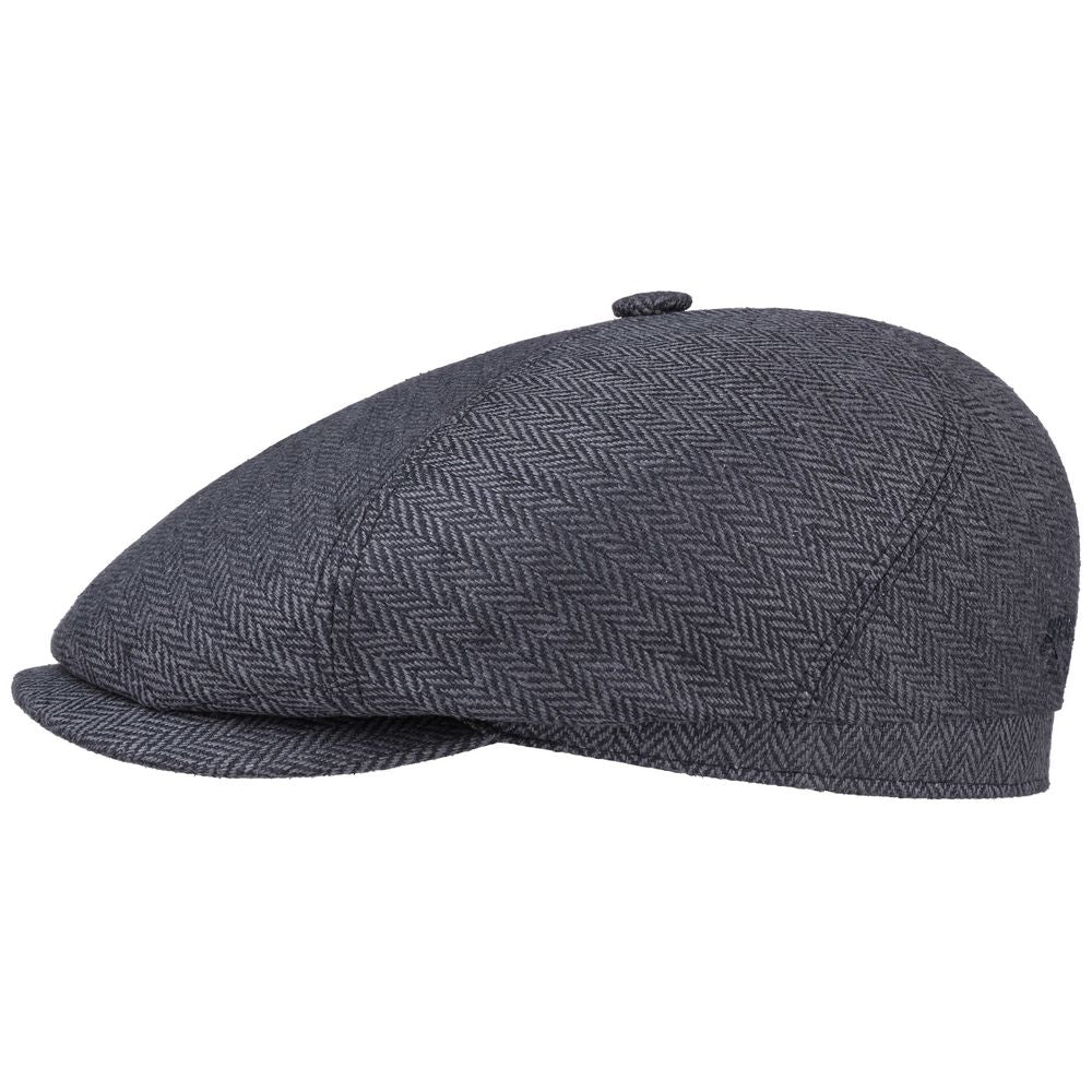Stetson 6-panel Keps Silk – Grå fiskben