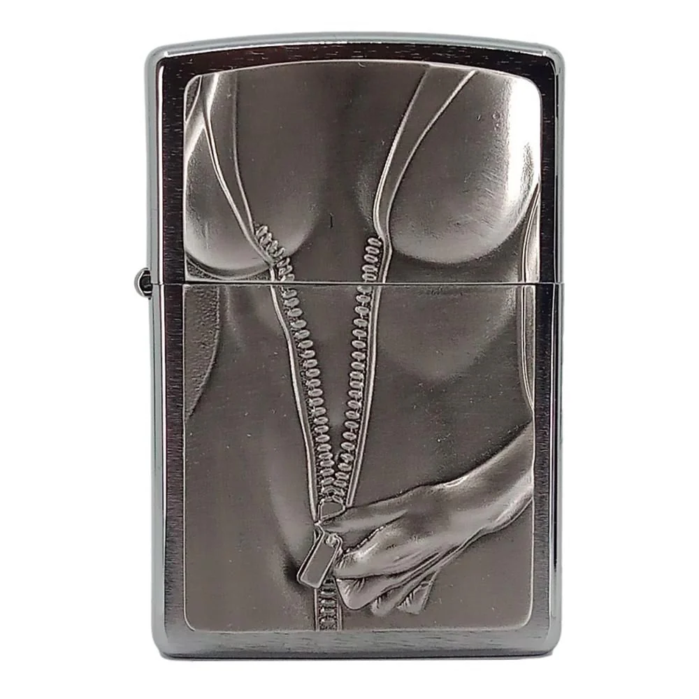Original dragkedja Girl Zippo tändare