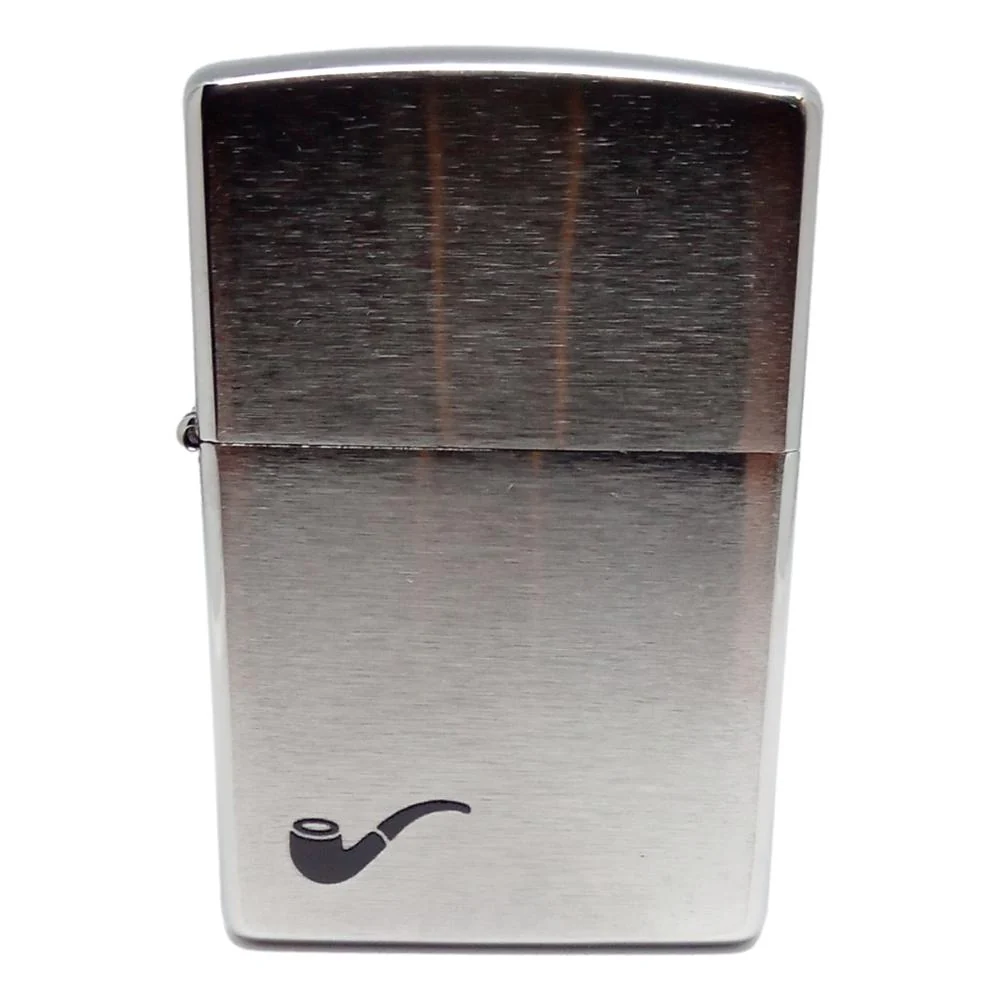 Original Zippo Pipe Lighter – Borstat krom