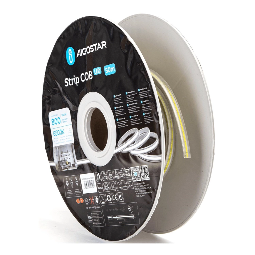 Aigostar – LED-remsa LED/400W/230V 50m 6500K IP65