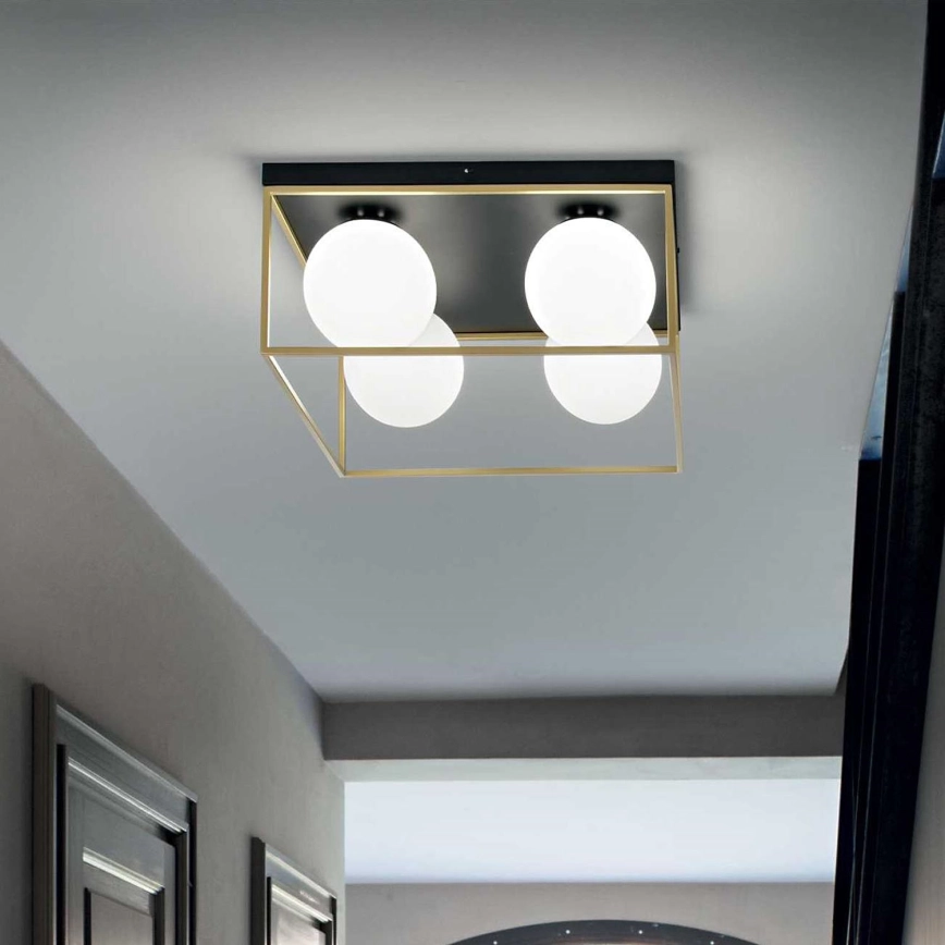 Ideal Lux – Taklampa LINGOTTO 4xE14/40W/230V