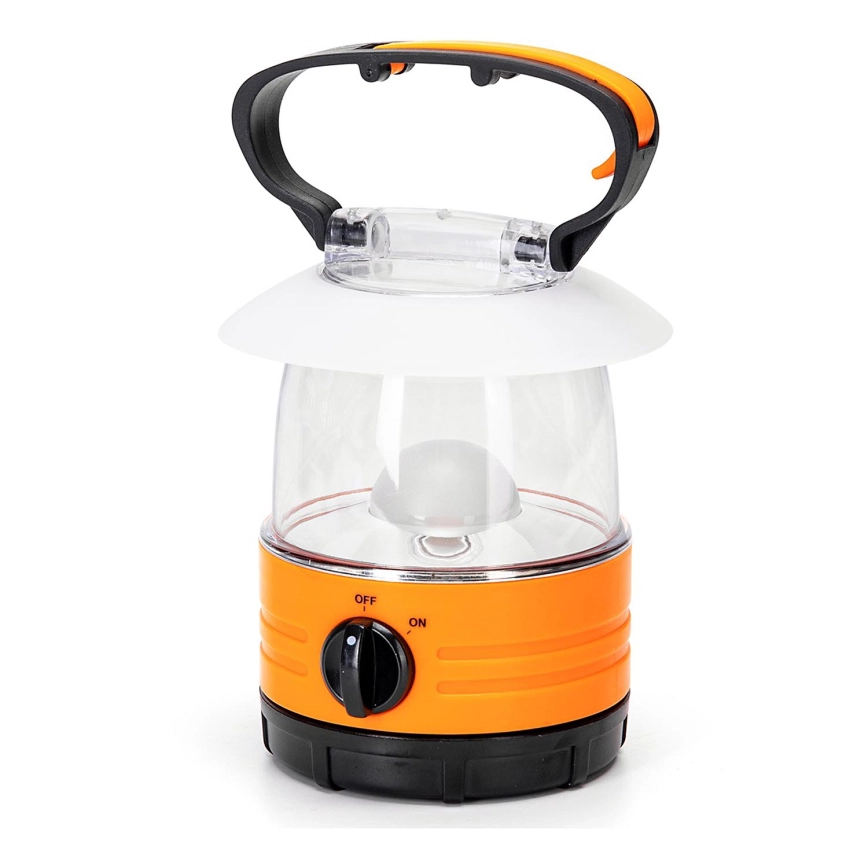 Aigostar – LED Bärbar camping lampa LED/4xAA orange