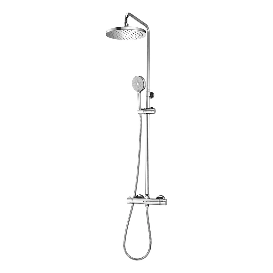 OMNIRES SYSY10/N/6CR – Duschset med termostatblandare Y blank krom