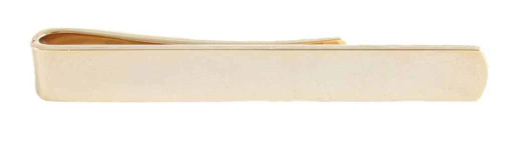 David Aster guldpläterad Skinny Tie Slide