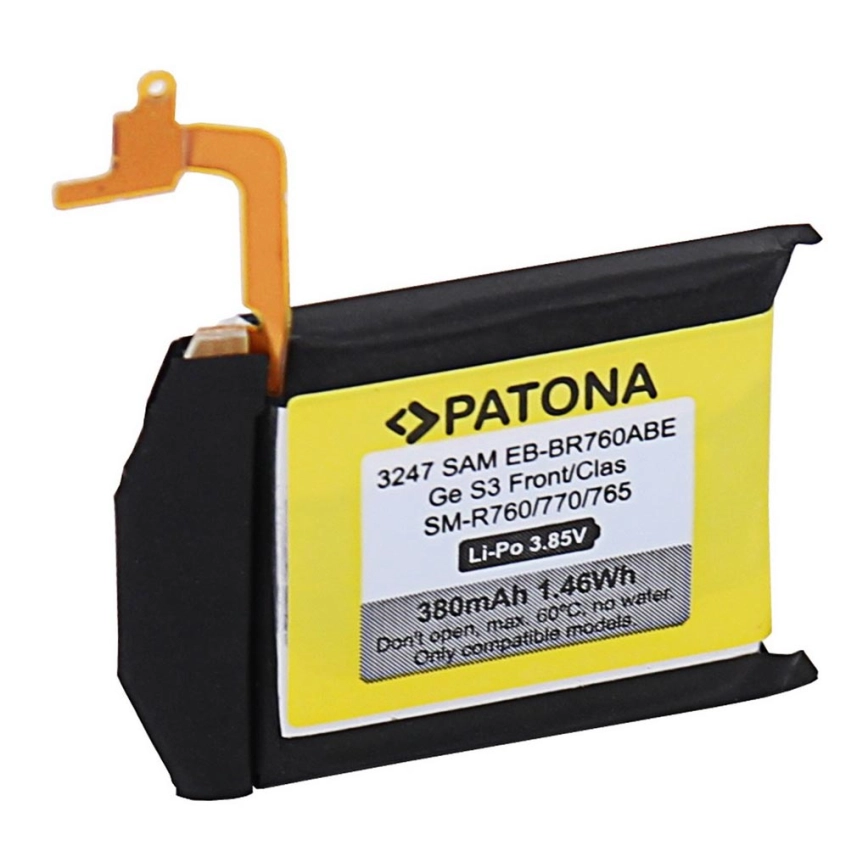 PATONA – Samsung Gear batteri S3 380mAh