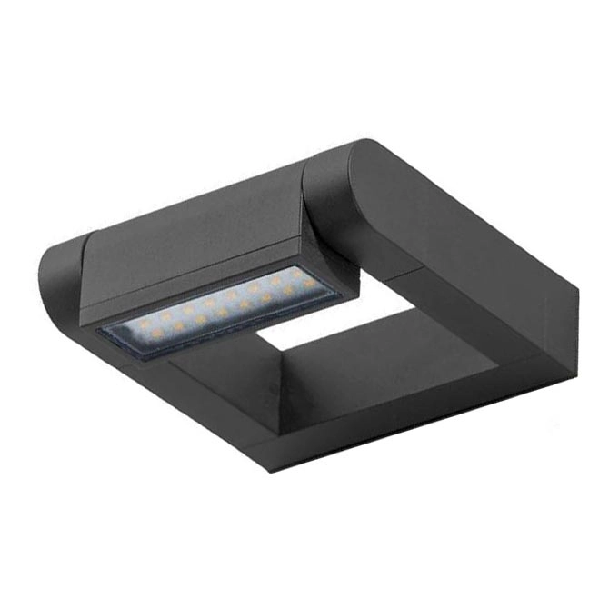 Azzardo AZ2132 – LED Utomhus Väggbelysning Ram LED/8W/230V IP54