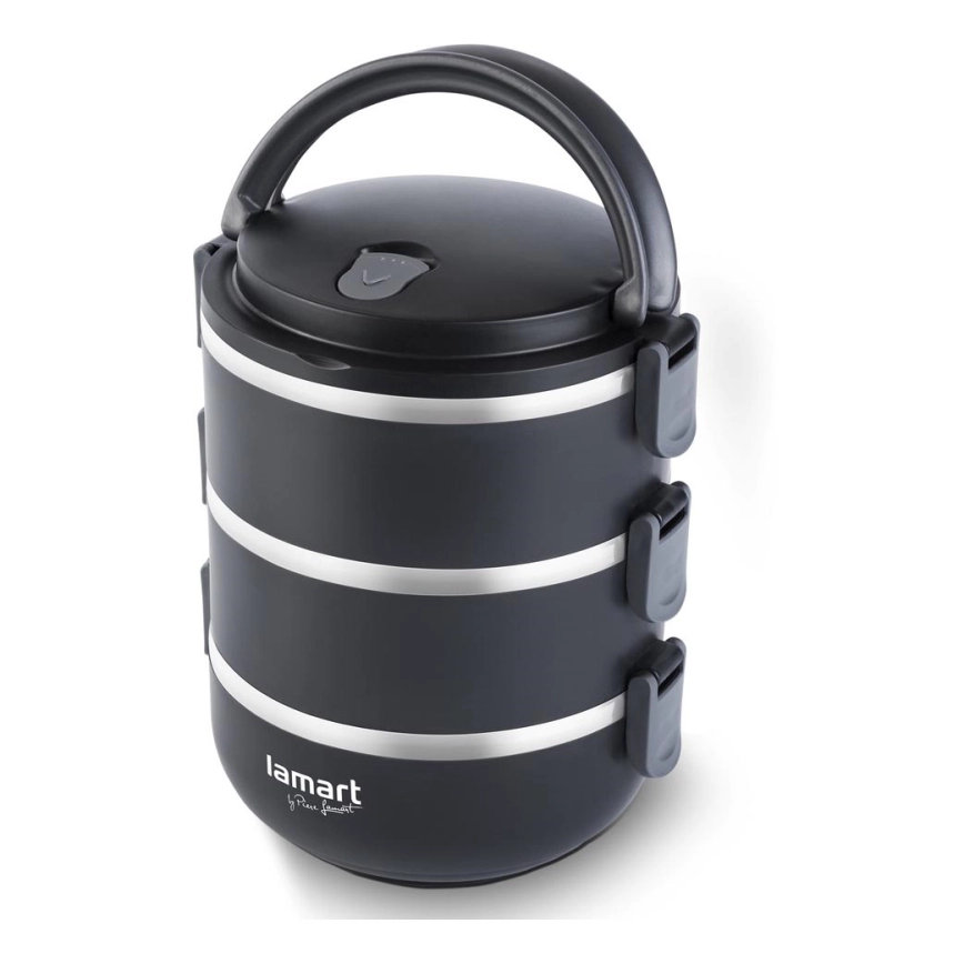 Lamart – Termosmatlåda 1,8 l svart
