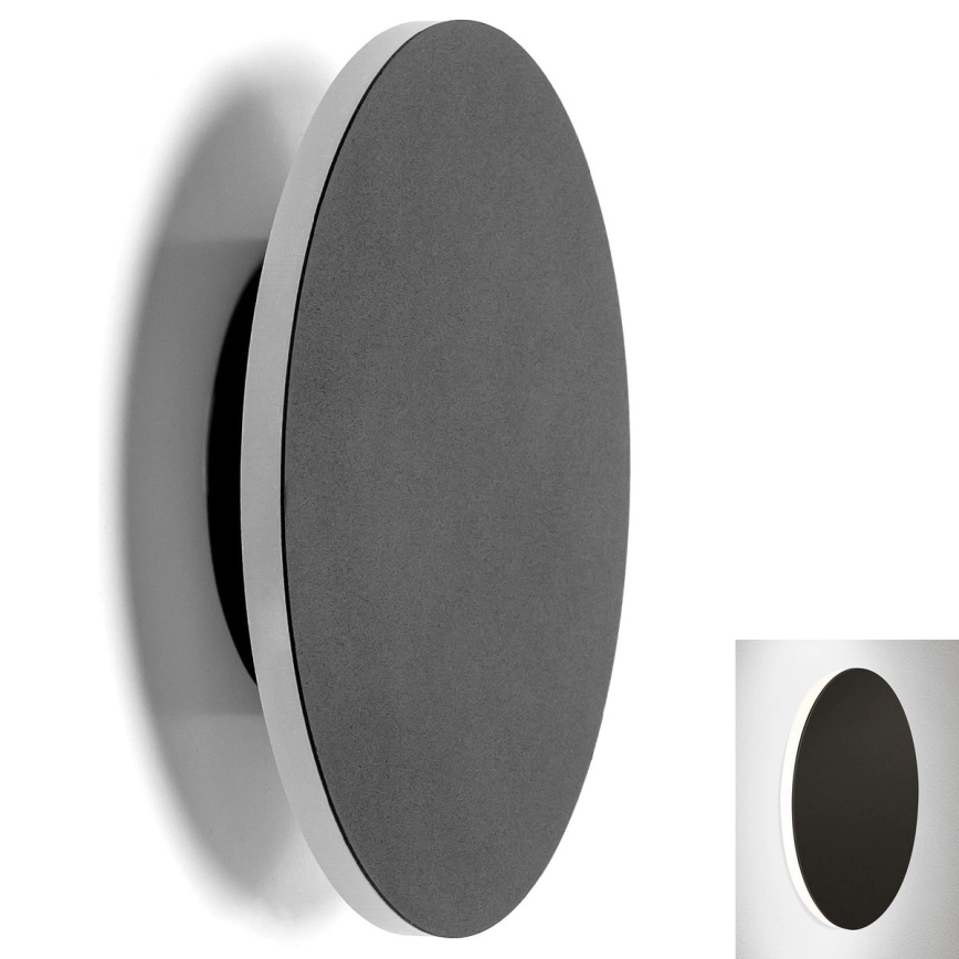 Aigostar – LED väggbelysning LED/6,5W/230V 6500K 18 cm svart