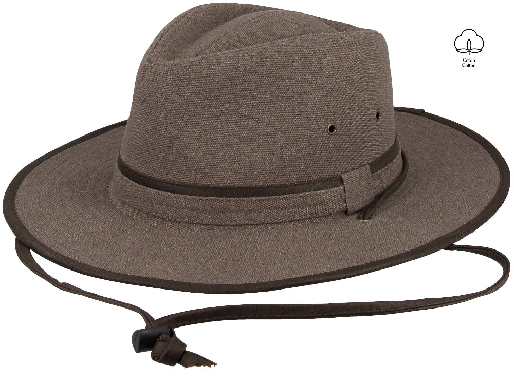 Fletchet ALP1 Safari Hat Aleh73 – Brun bomull