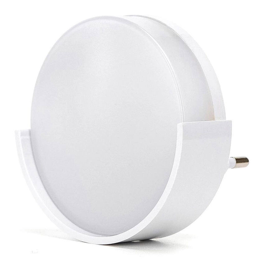 Aigostar – LED Nattlampa med skymningssensor LED/1W/230V 6500K rund